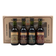 D'Oliveiras, Madeira, degustační vzorky, 5 let, fortifikované víno 4x50ml, Portugalsko 19%