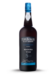 H.M. Borges, Madeira 5 let, Medium dry (polosuché), fortifikované víno 18,5% 0,75 l