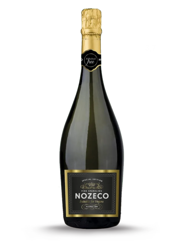 Nozeco, perlivé víno polosuché, bílé, nealkoholické, Francie, 0% 0,75l