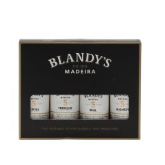 Blandy´s, Madeira, degustační vzorky, 5 let, fortifikované víno 19% 4x50ml