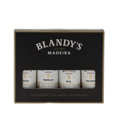 Blandy´s, Madeira, degustační vzorky, 5 let, fortifikované víno 19% 4x50ml