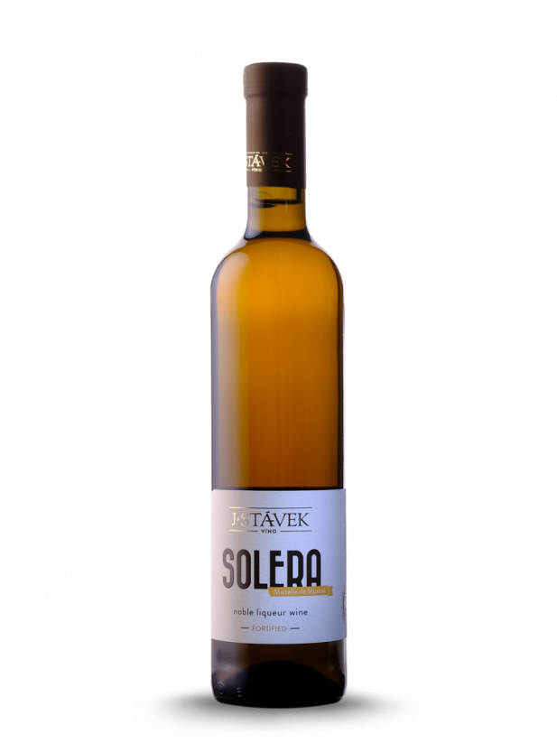 J.Stávek, SOLERA, Mistelle de Muscat, Likérové víno, 2008, 0.5l