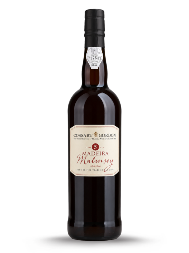 Cossart Gordon, Madeira, Full Rich, 5 let, Malmsey, fortifikované víno, sladké, Portugalsko 19% 0,75 l