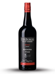 H.M. Borges, Madeira 5 let, Sweet (sladké), fortifikované víno 18,5% 0,75 l