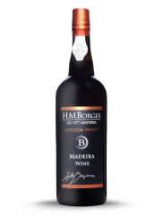 H.M. Borges, Madeira 3 roky, medium sweet (polosladké), fortifikované víno 18,5% 0,75 l