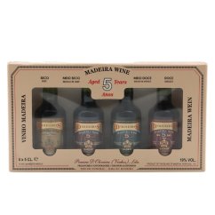 D'Oliveiras, Madeira, degustační vzorky, 5 let, fortifikované víno 4x50ml, Portugalsko 19%